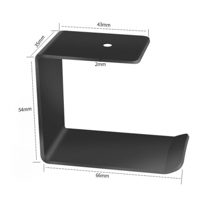 Wholesale Anodized Aluminum Headphone Holder / Bracket Inventory