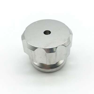 Customized Cnc Milling Machined Stainless Steel / Aluminum Alloy Knurled Knob