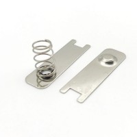 Custom-Made Nickel Coated Copper Spring Loaded Contact For Battery Cell Holder