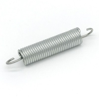 Wholesale Professional Zinc Plated Steel Double Hook Tension Coil Spring