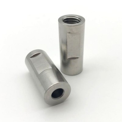 Customized CNC Machined Galvanized Steel / Copper Pipe Sleeve