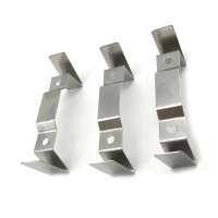 OEM Sheet Metal Fabrication Zinc Plated Steel Light LED Tube Retaining Clip