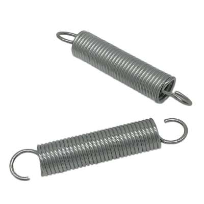 Custom Made Zinc Plated Small Coil Pull Extension Spring With Hooks