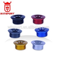 China shenzhen colorful aluminum bicycle parts bottom bracket bolt